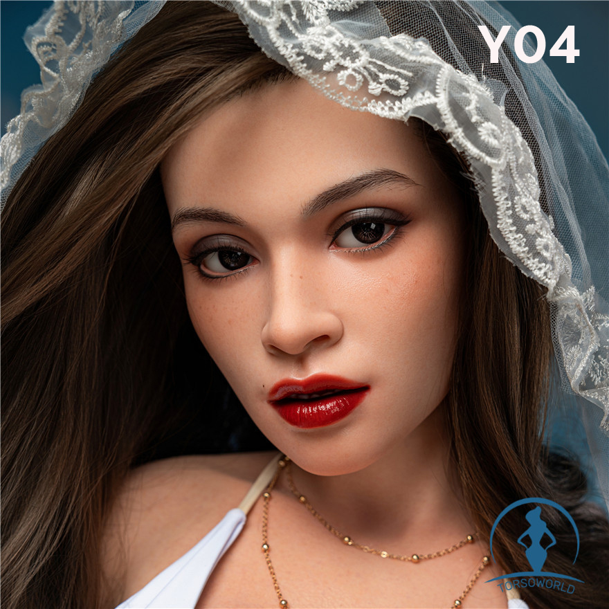 Auf Lager - Yeloly Sex Puppen Kopf aus Silikon