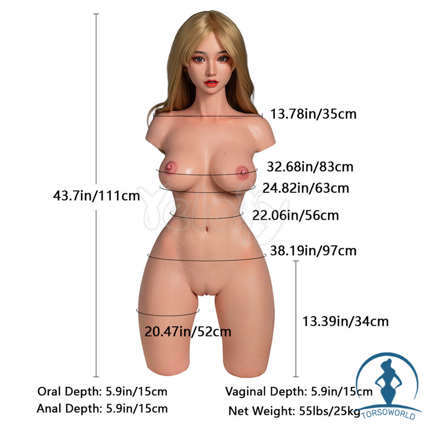 Y49 Olivia: 105cm 25.15kg Größenparameter