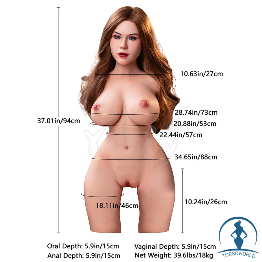 Madonna YL-7 Yeloly Doll Realistische Silikon Sexpuppen Torso Masturbator
