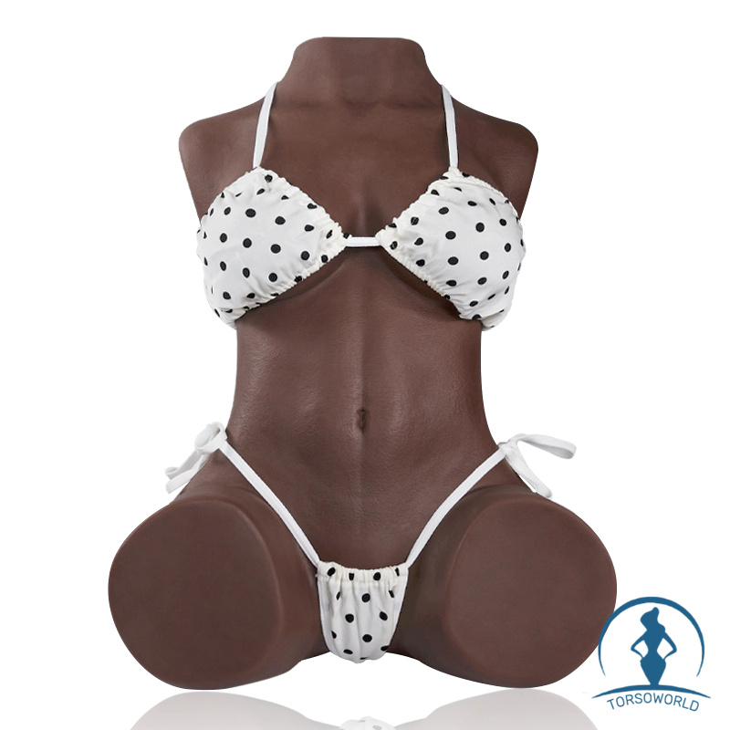 18.9KG Realistic Tantaly Candice 3.0 Hellbraun  Torso Sex Puppen aus TPE