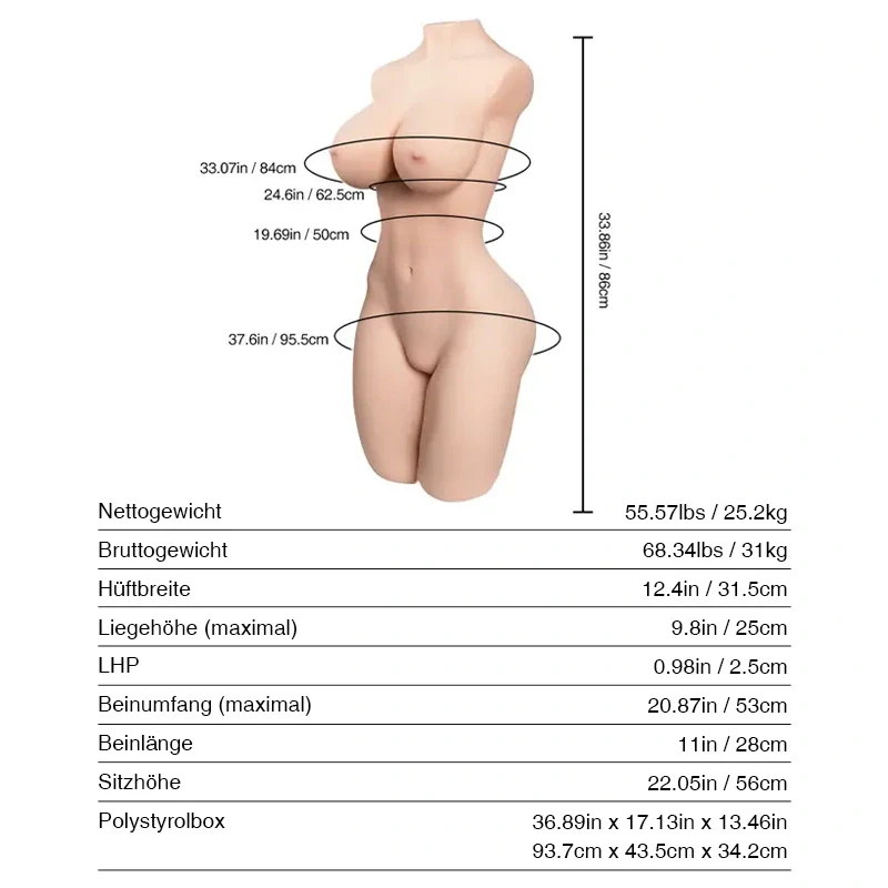 Sextorso Doll 25.2KG Tantaly