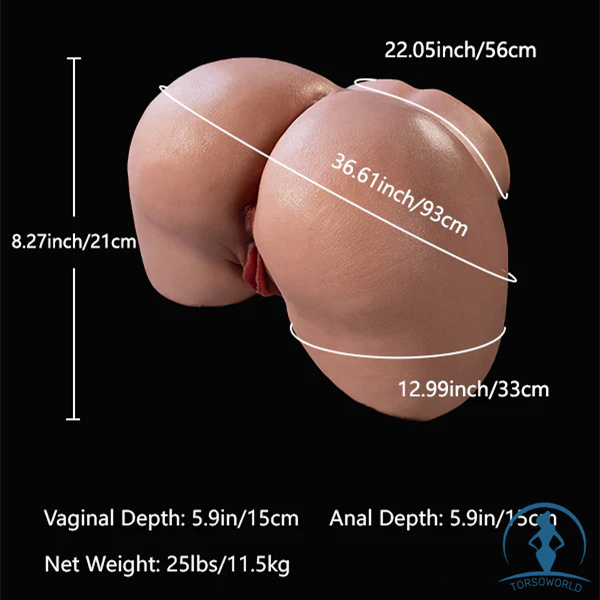 YL-39 Sophia 11.5kg Lebensechte Silikon Torso Liebespuppen Yeloly Beliebter Po