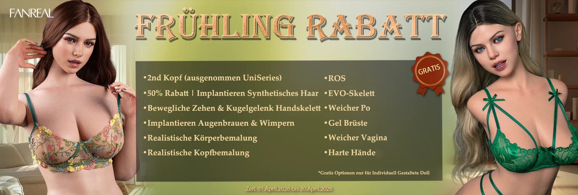 Fanreal Doll April Sale