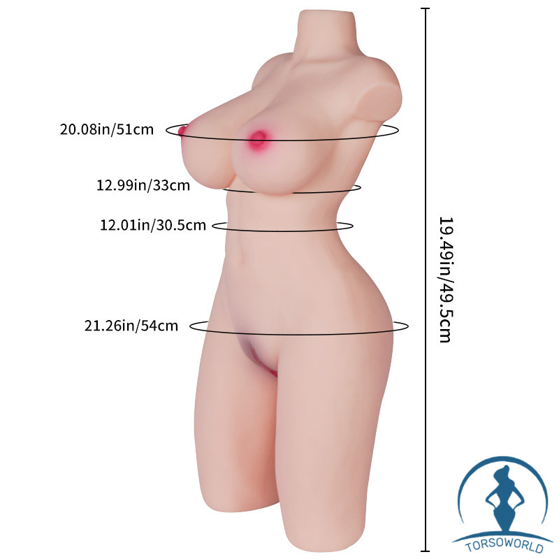 Tantaly Miki 3.0: 8.3KG Mini Torso Sex Doll TPE Nude Masturbator