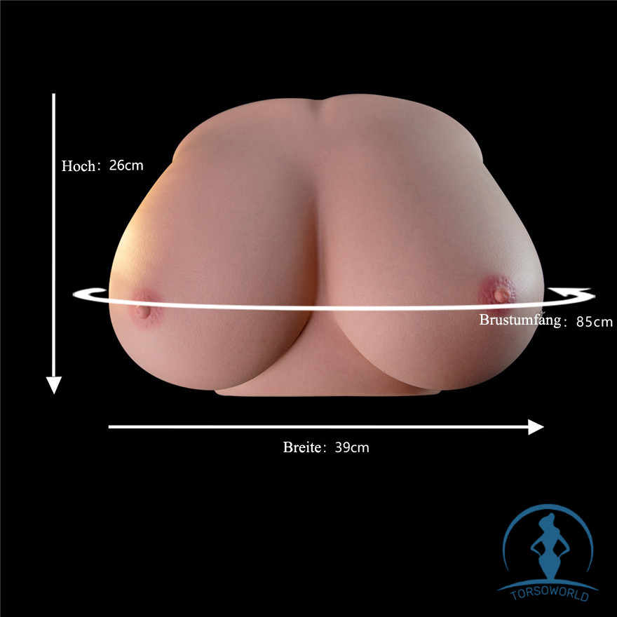 #C01 Yeloly Gel-Brüste aus Silikon Masturbator 6.3kg mit Realistische Hauttextur