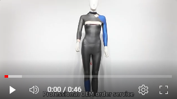 Lady's free diving suit