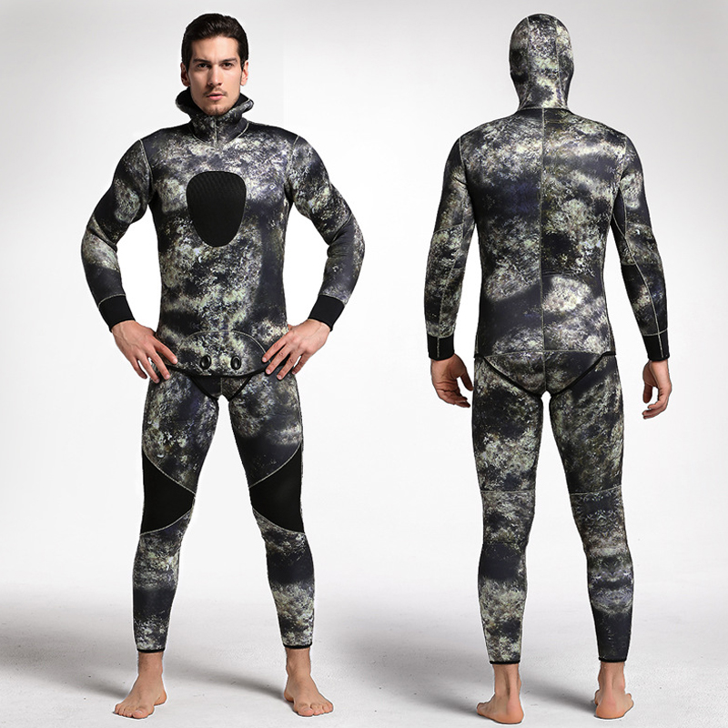 Custom 5MM Thermal Neoprene Sportswear Professional Wetsuits for Diving Surfing Snorkeling Insulation Pressure Resistance