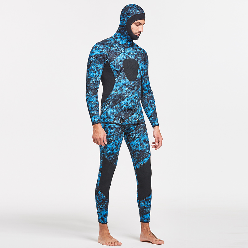 OEM private label wetsuit blind stitch and heat-taped seams