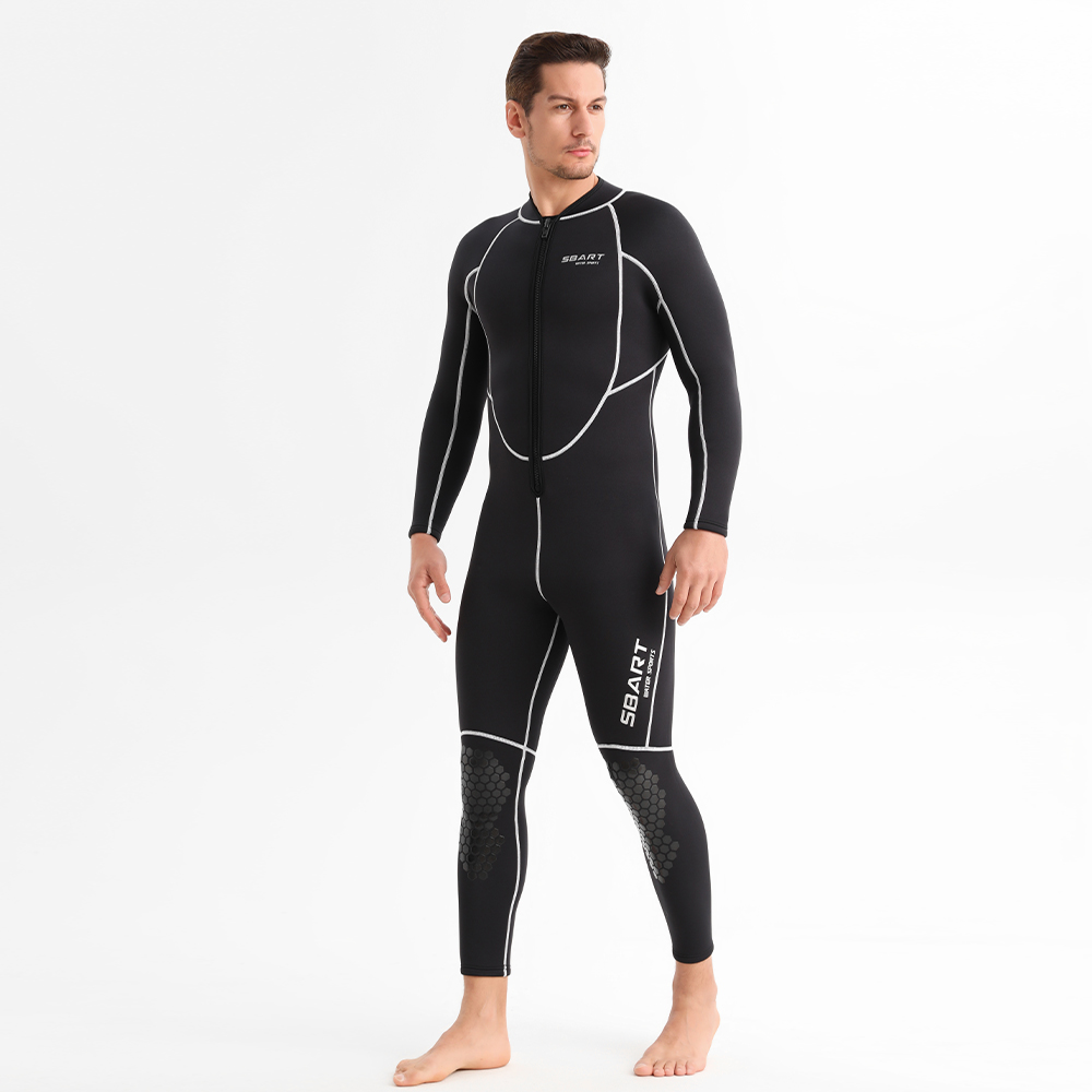 3mm Front Zip Neoprene Fleece Lined Wetsuit Manufacturer | SBART OEM / ODM Diving Wetsuit