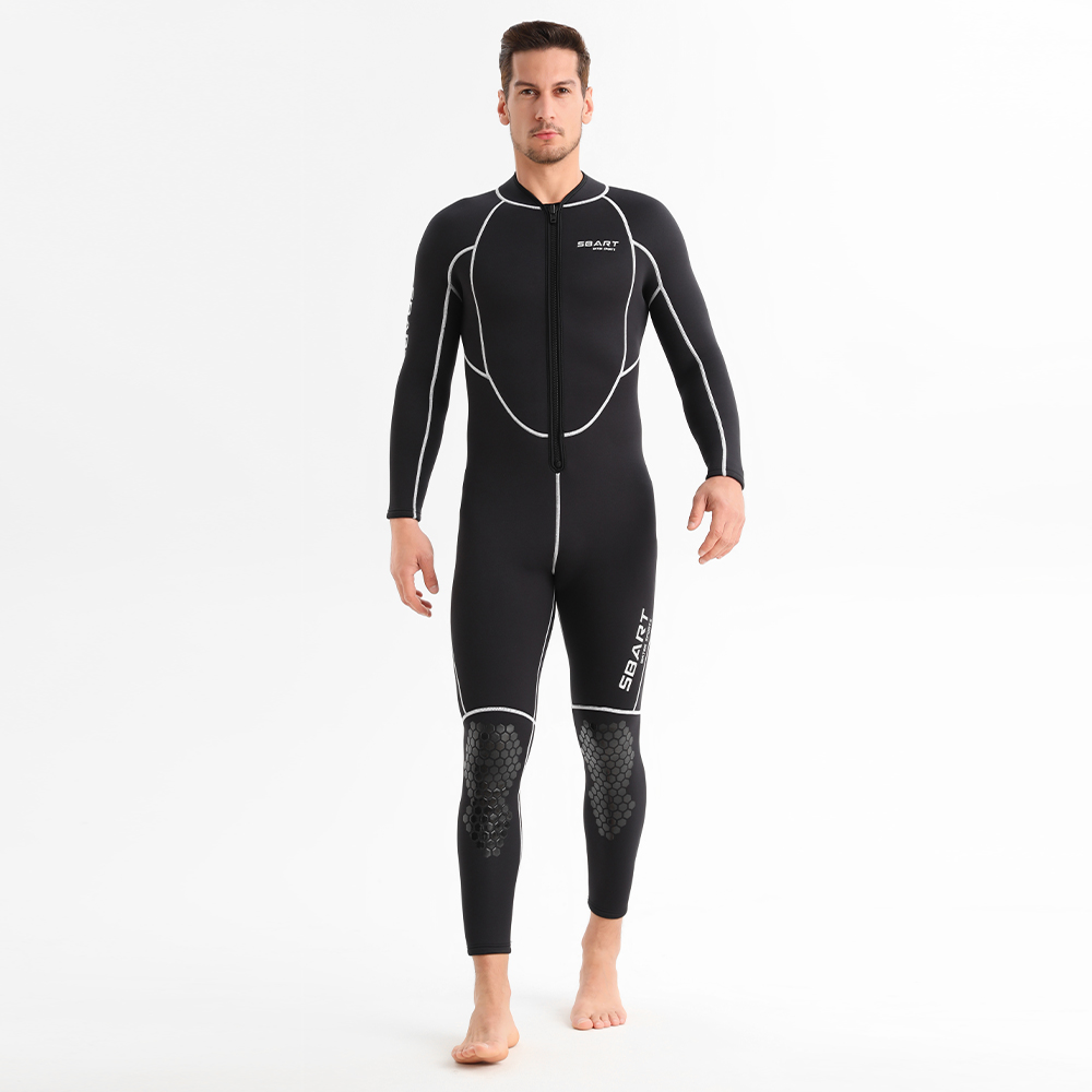 3mm Front Zip Neoprene Fleece Lined Wetsuit Manufacturer | SBART OEM / ODM Diving Wetsuit