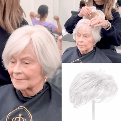 🔥HOT SALE🔥 45% OFF|NATURAL HAIR TOPPERS With Bangs