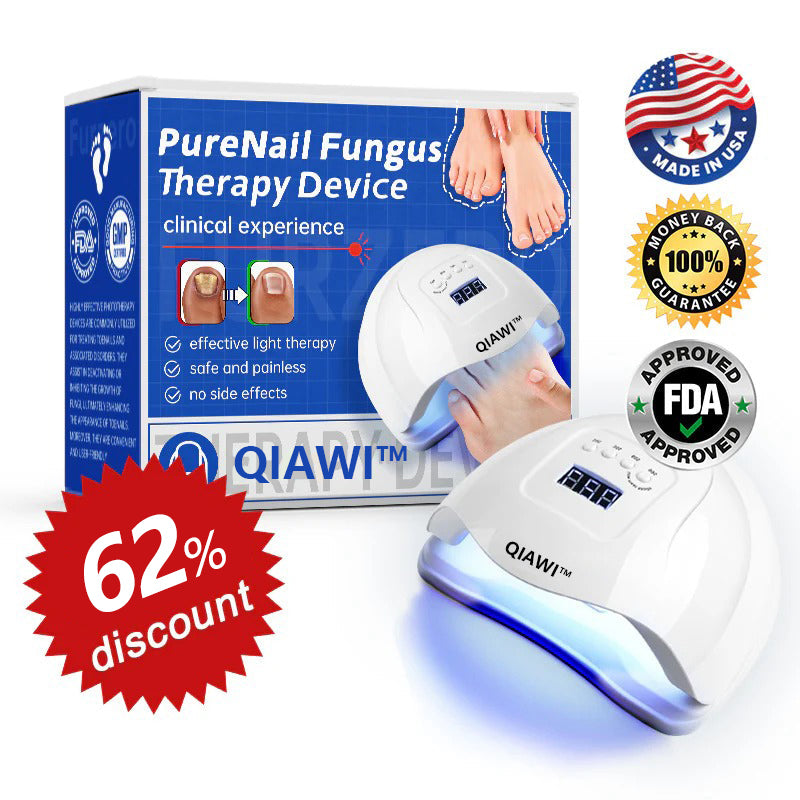 ✨ Last Day Discount: 62% OFF 🌸 QIAWI™ PureNail Fungus Laser Device