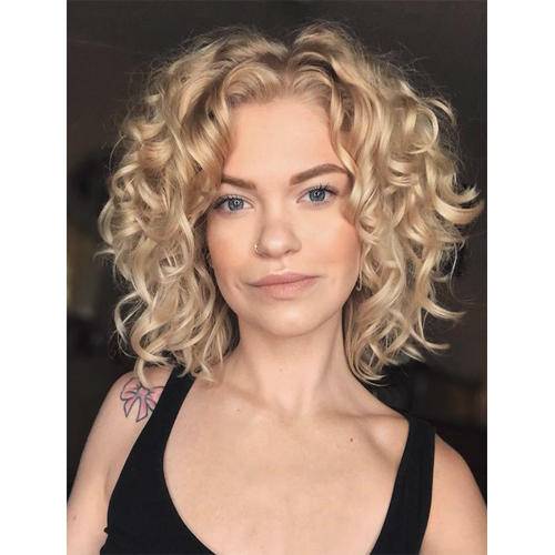 【HOT SALE】Short curly hair topper 2C | Natural and soft hair | 08-16 inch | 10 colors | Breathable Silk Base | Natural seamlike human scalp