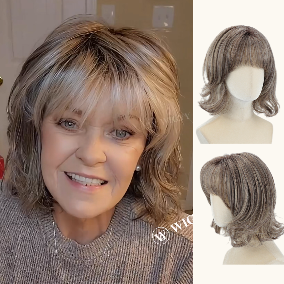 Chloe - Heavihair-US Curl Bob Human Wig with Bang