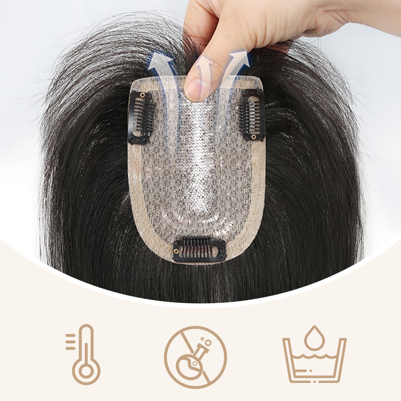 ⏰LAST DAY SALE💝Natural Clip-on Partial Bangs Hair Piece