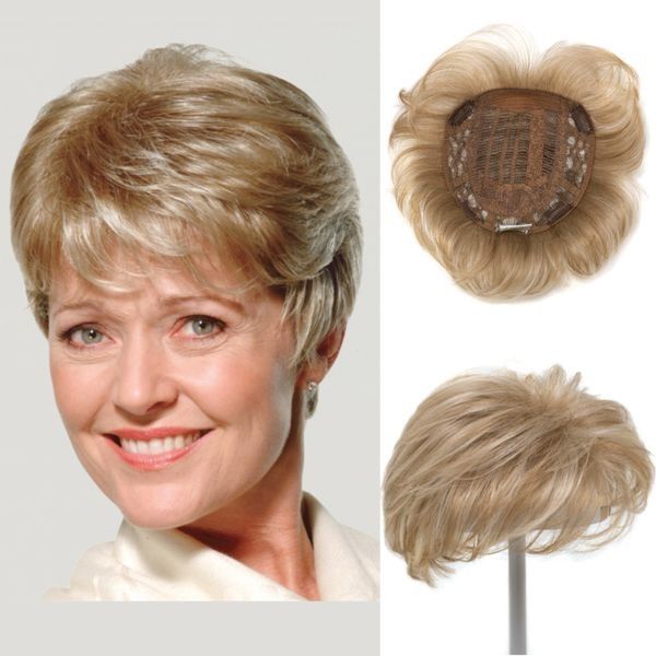2022 HOT SALE🔥 |SHORT NATURAL  HAIR TOPPERS With Bangs