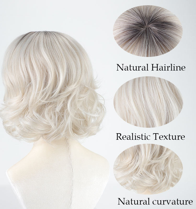 Chloe - Heavihair-US Curl Bob Human Wig with Bang