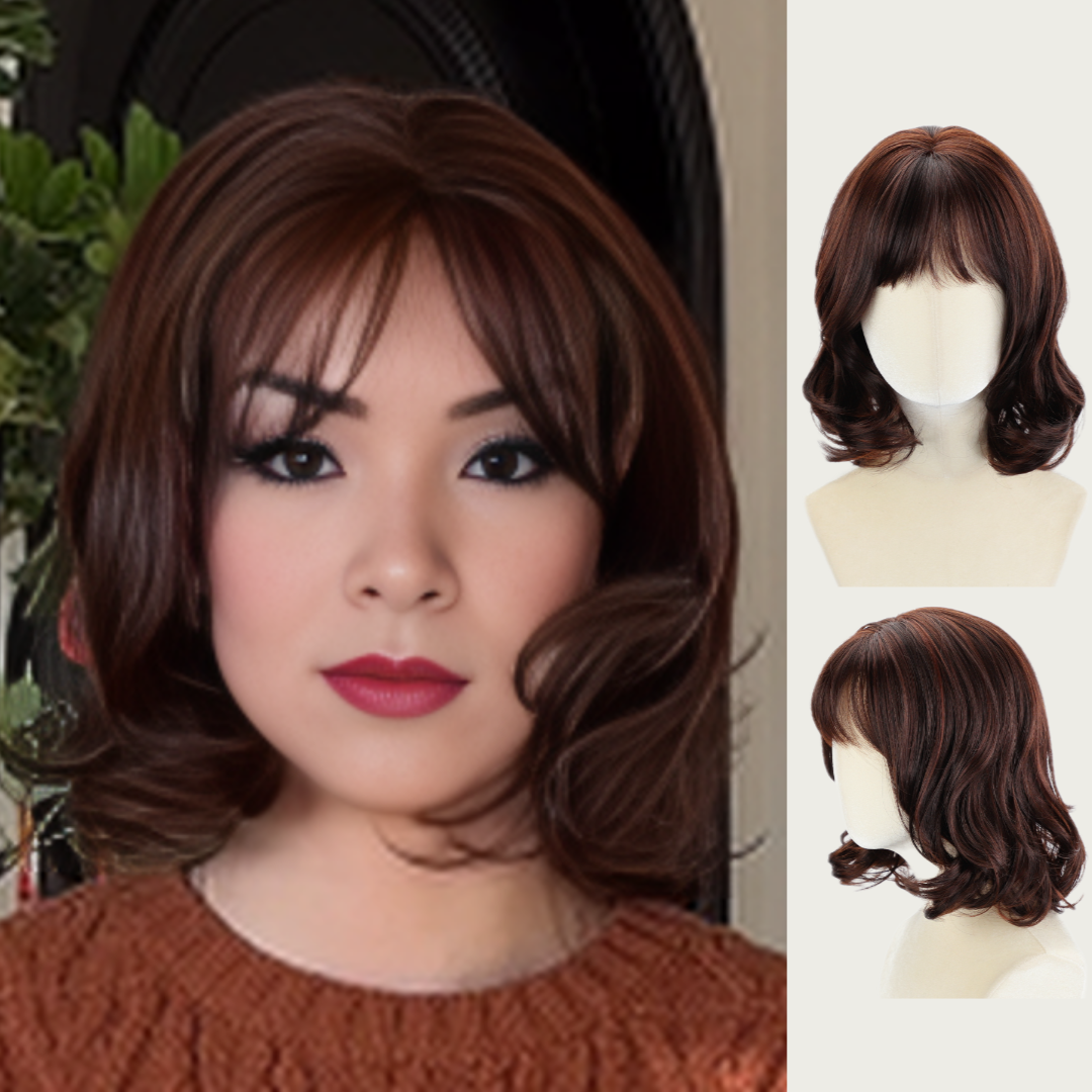 Chloe - Heavihair-US Curl Bob Human Wig with Bang