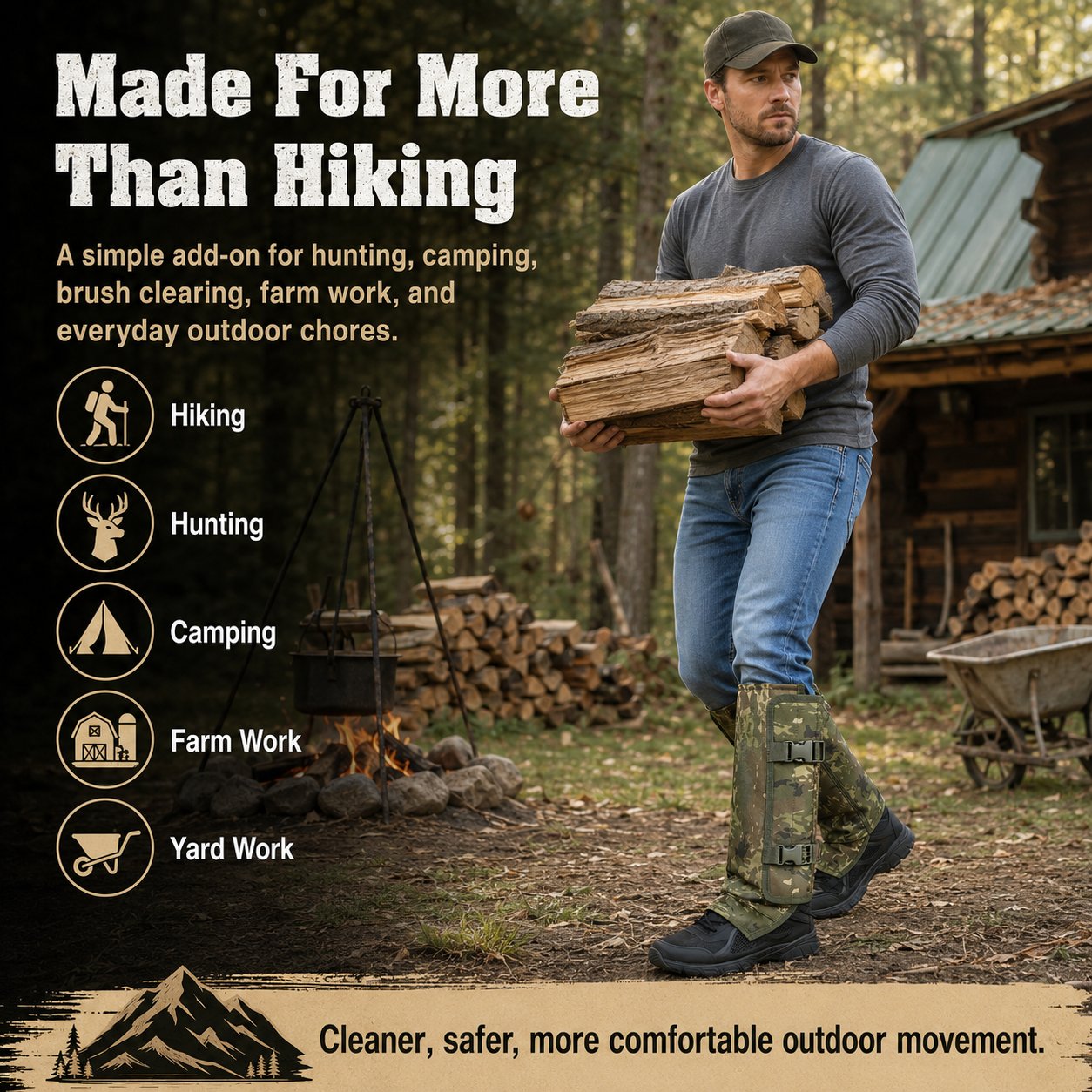 🎁 Father’s Day 49% OFF - 🌿 Snake-Resistant Outdoor Leg Gaiters