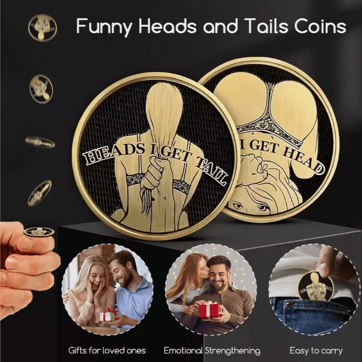 🤣Funny Heads and Tails Coins