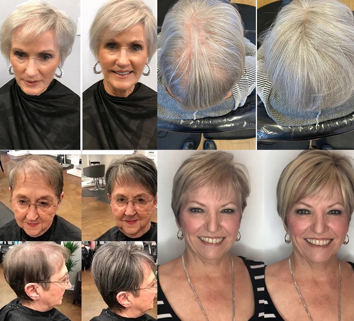 2023 HOT SALE🔥 65% OFF|SHORT NATURAL  HAIR TOPPERS With Bangs