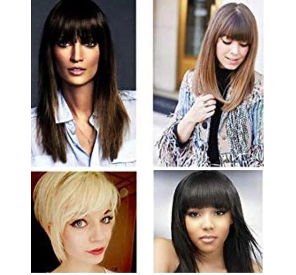 3D Clip-In Bangs Hair Extensions Wig