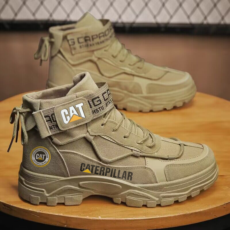 Męskie buty outdoorowe CAT® są oddychające, wygodne, antypoślizgowe i odporne na zużycie