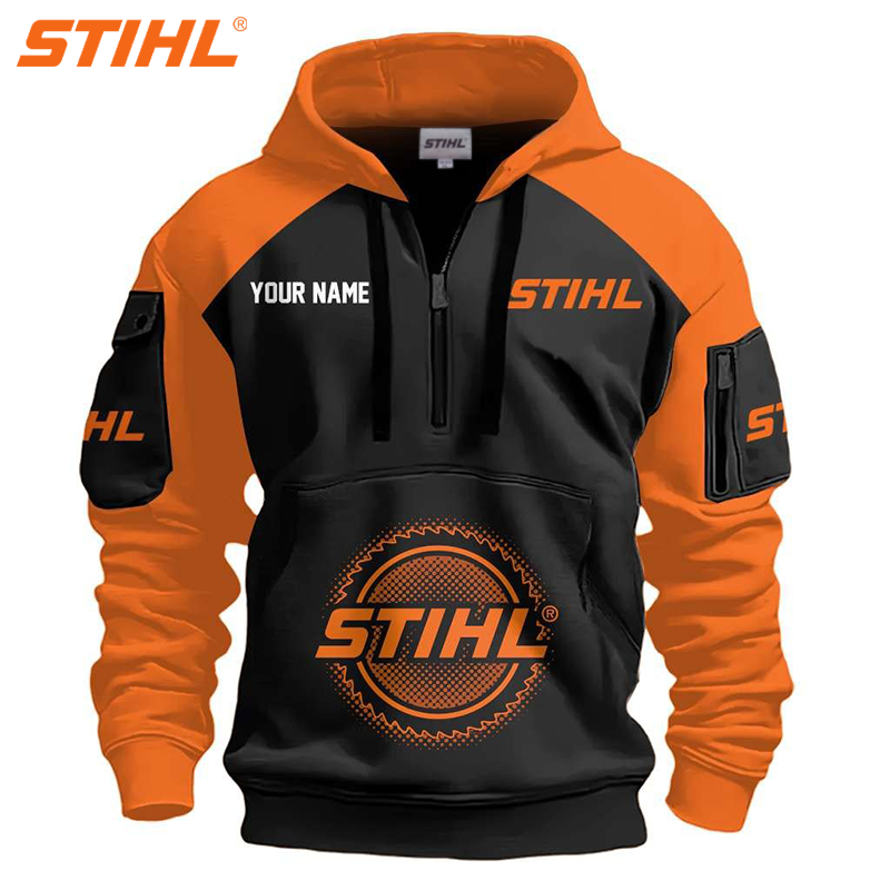 STIHL® 2025 nowa sportowa bluza z kapturem do noszenia w czasie wolnym, edycja limitowana