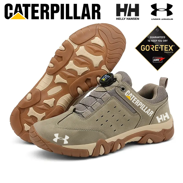 Caterpillar & Helly Hansen & Under Armour - 3-party joint design - outdoorové turistické boty, módní sportovní boty