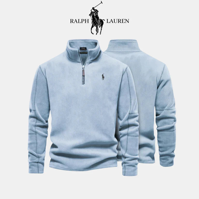 Ꮢalph Lauren™ Jaqueta de lã grossa e quente masculina