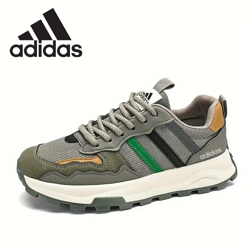 Nowe męskie buty sportowe retro adidas® - oddychające, antypoślizgowe buty codzienne z grubą podeszwą