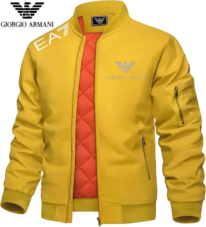 ARMANI - Kurtki sportowe męskie, nowość na jesień/zimę 2025.