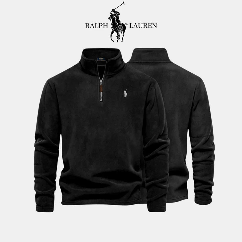 Ꮢalph Lauren™ Jaqueta de lã grossa e quente masculina