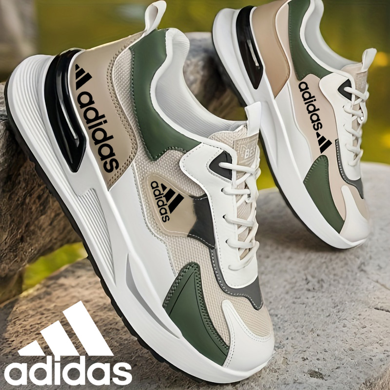 Buty sportowe adidas z oddychającej siateczki, sznurowane, odpowiednie na każdą porę roku