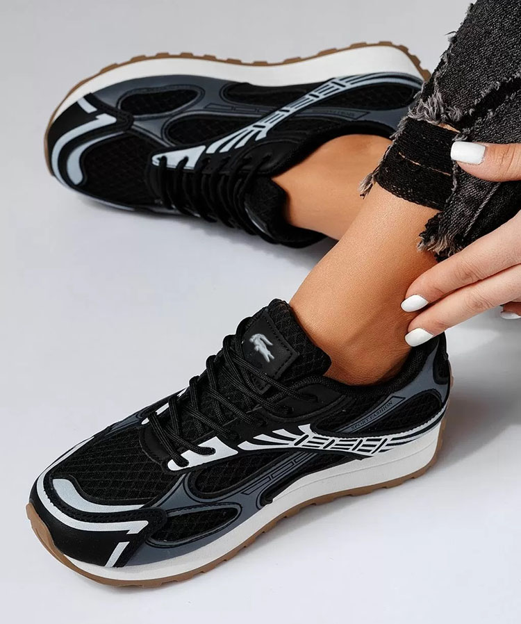 LACOSTE Midsole breathable sports shoes
