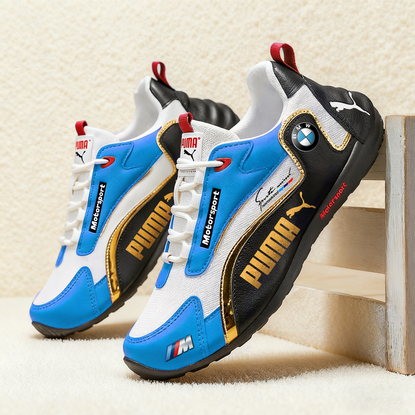 PUMA&BMW 	2025 Lato Nowe Oddychające Męskie Buty Sportowe