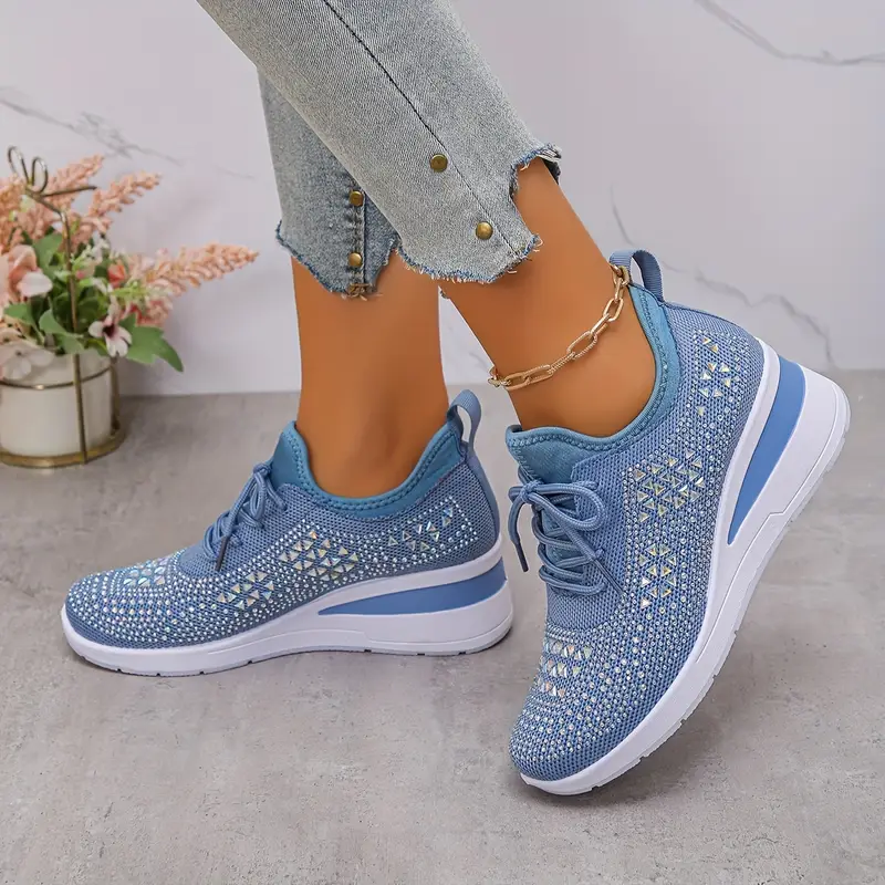 Dowody ozdobne czarne trampki Wygodne niskie koronkowe buty z gęstą amortyzowaną podeszną tkaniną górną górną częścią do noszenia wszechstronne dla damskich trampki na co dzień Stylowe trwałe gumowe szczegóły 5