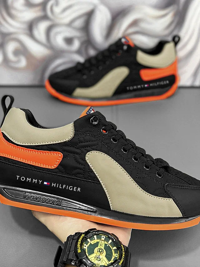 Męskie oddychające buty sportowe 2025