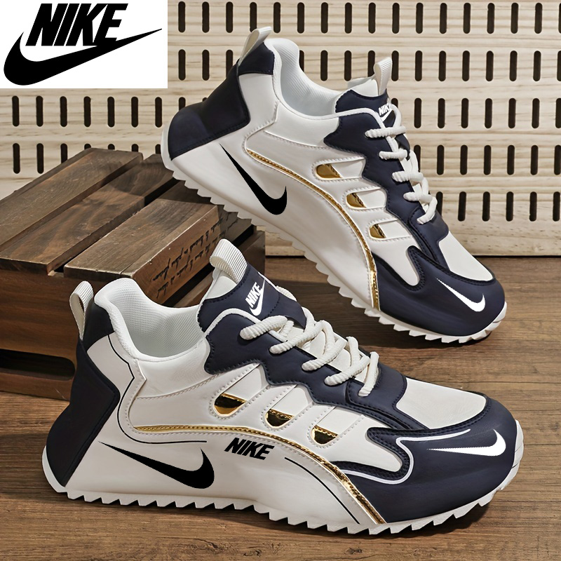Nowe, dopasowane kolorystycznie, męskie buty sportowe Nike ze skóry naturalnej z 2025 r.