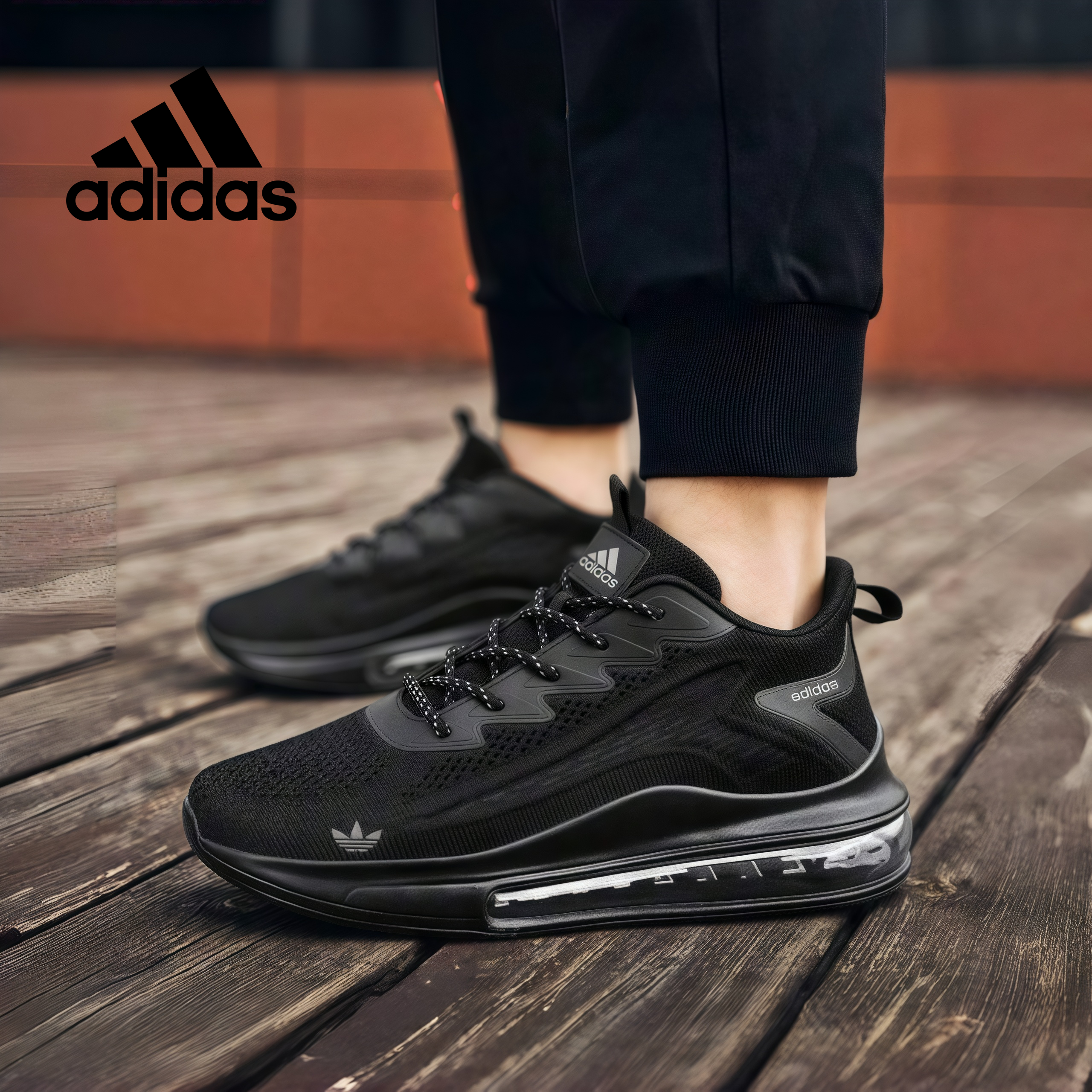 Męskie buty do biegania z wietrznymi amortyzatorami: Idealne dla tenisa, spacerów, relaksu i ćwiczeń fitness