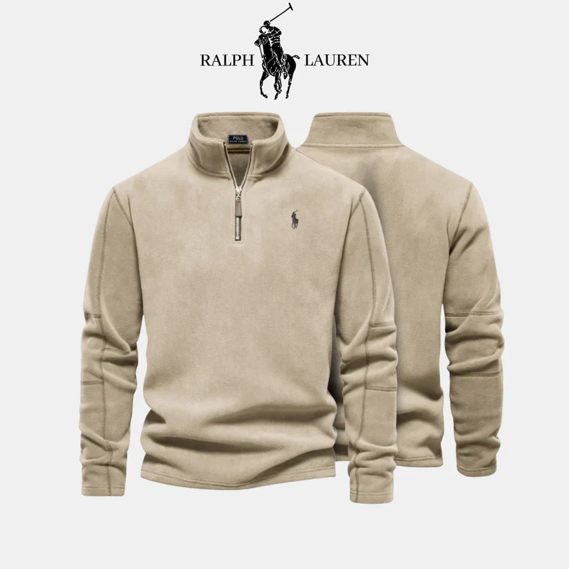 Ꮢalph Lauren™ Jaqueta de lã grossa e quente masculina