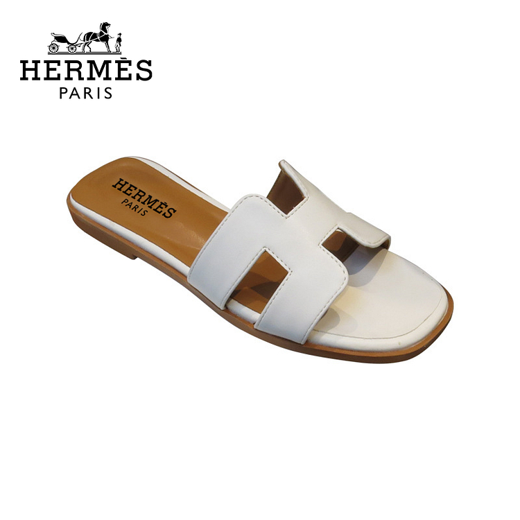 Damskie sandały Hermes® ze skóry cielęcej