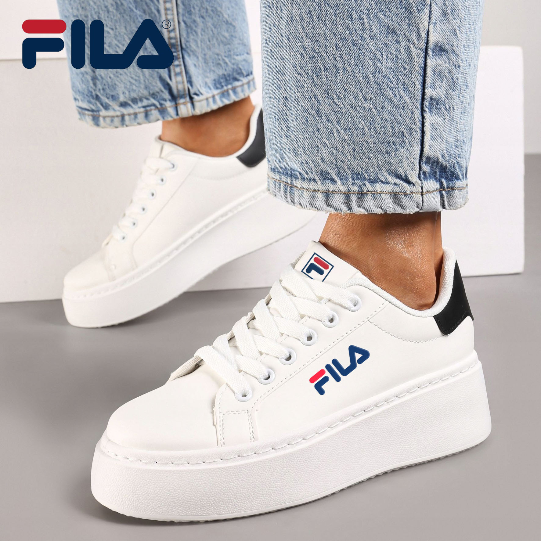 2025 FILA Sportowe buty z naturalnej skóry