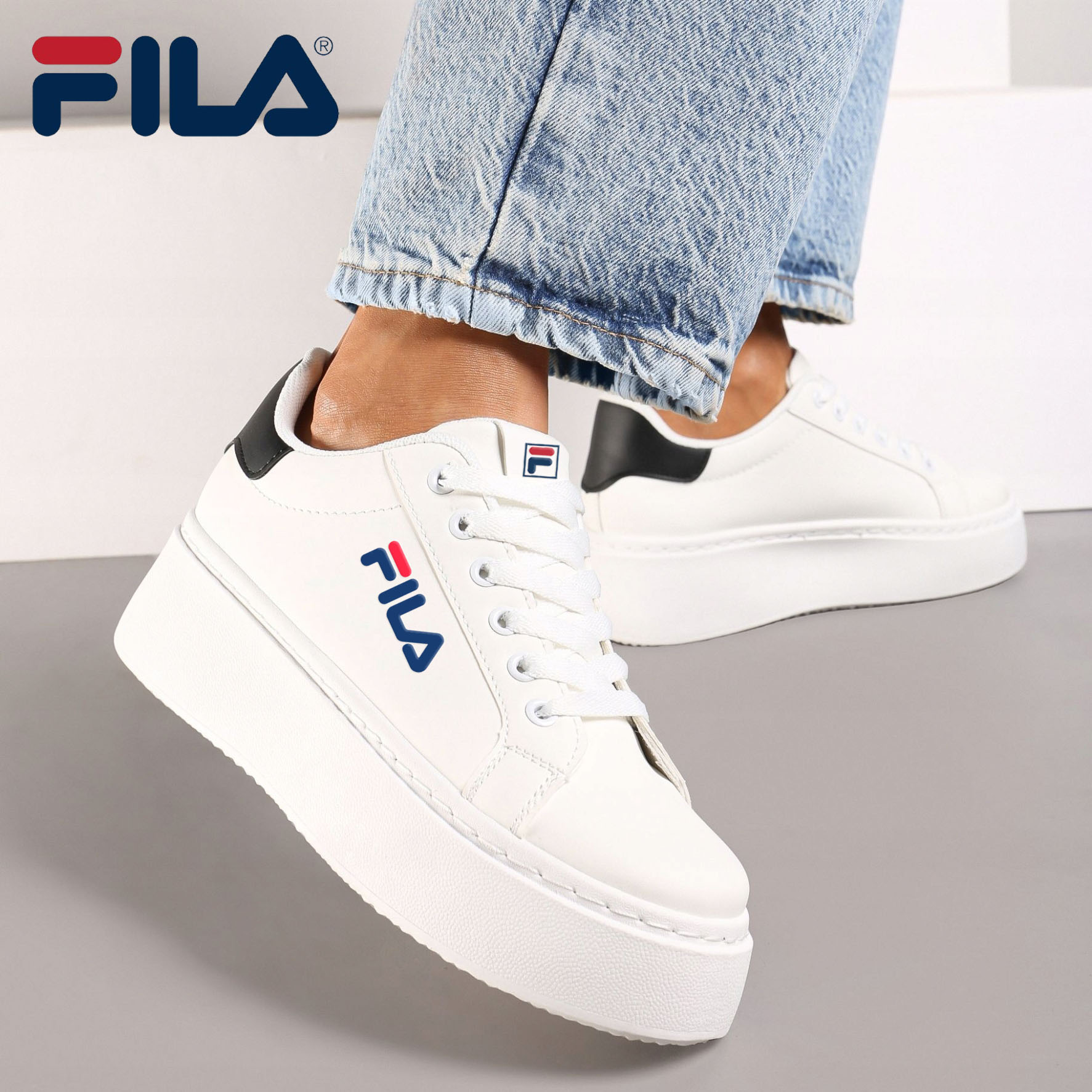 2025 FILA Sportowe buty z naturalnej skóry