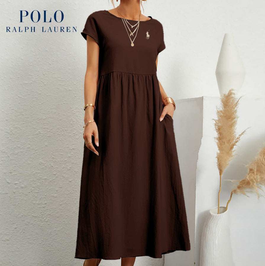 Ꮢаlрh Ꮮаurеn™ - Vestido feminino de meia manga