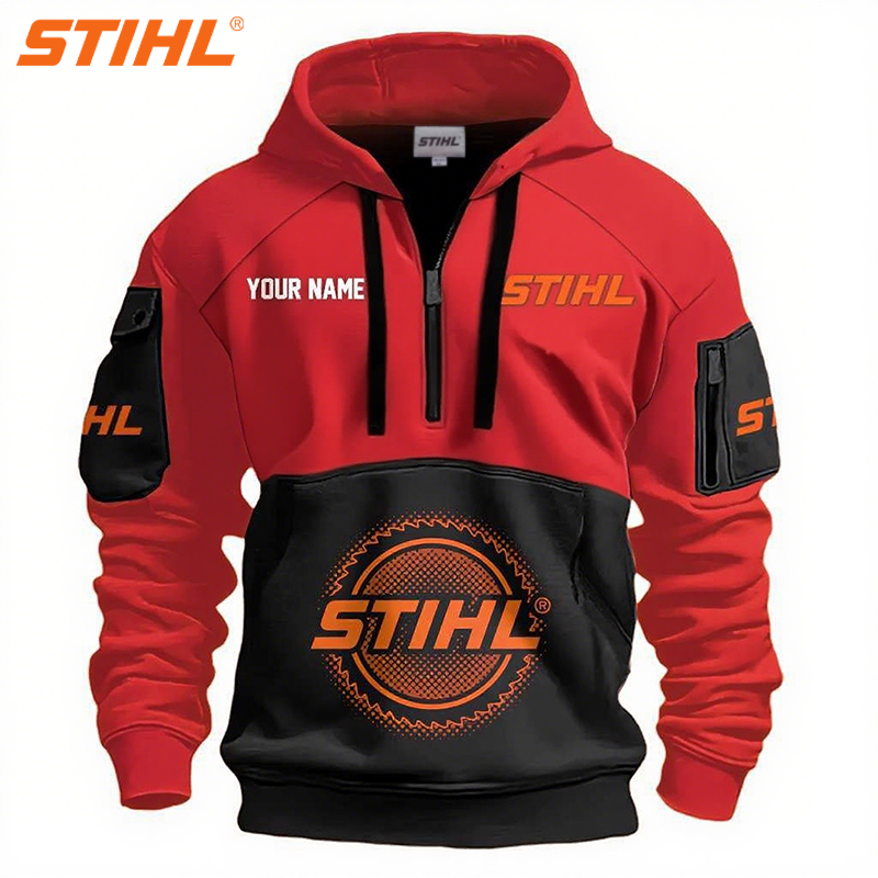 STIHL® 2025 nowa sportowa bluza z kapturem do noszenia w czasie wolnym, edycja limitowana