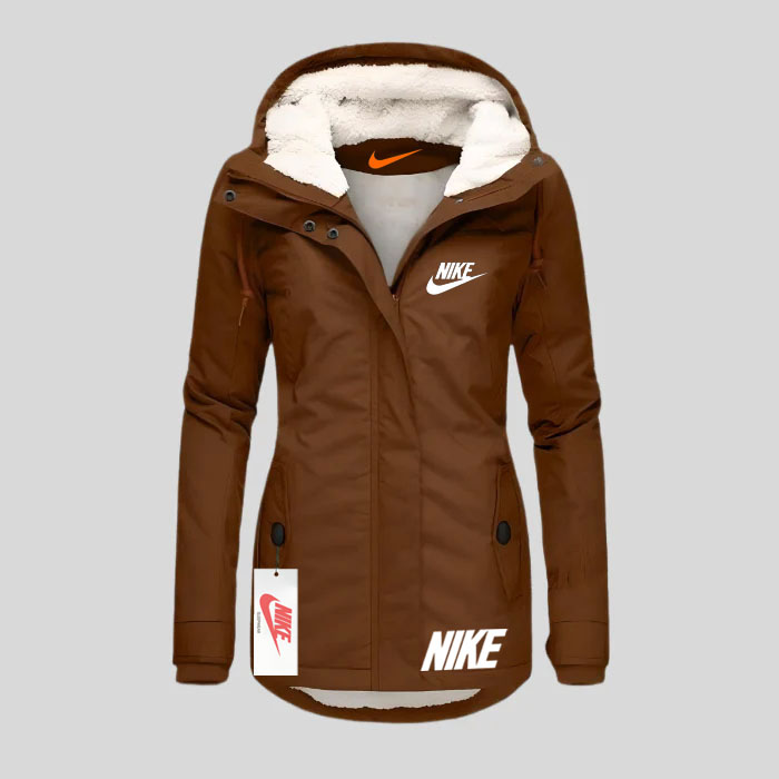 Damska wodoodporna kurtka z kapturem na jesień i zimę