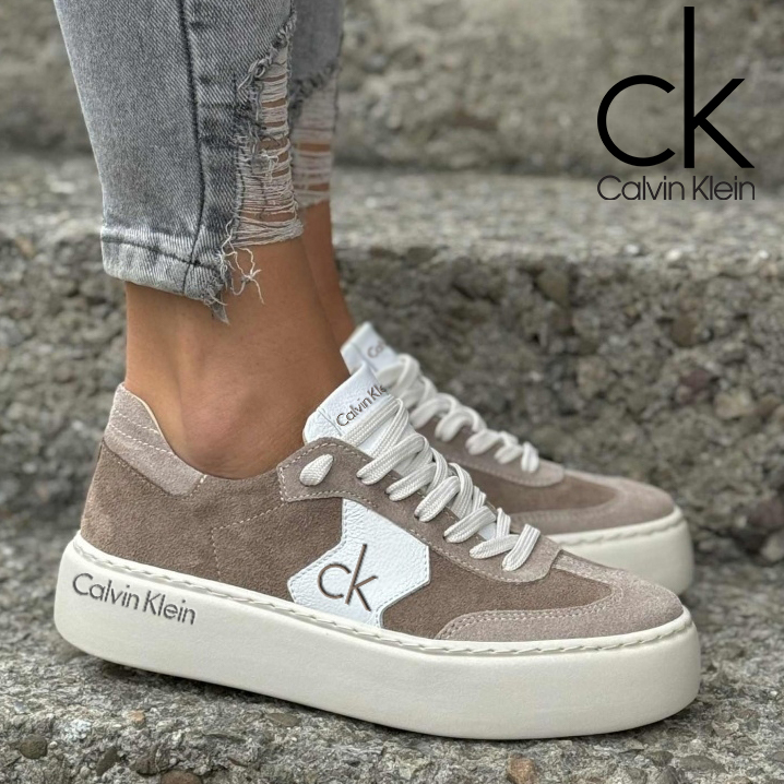 „Calvin Klein®2025“ nauji moteriški sportbačiai storu padu
