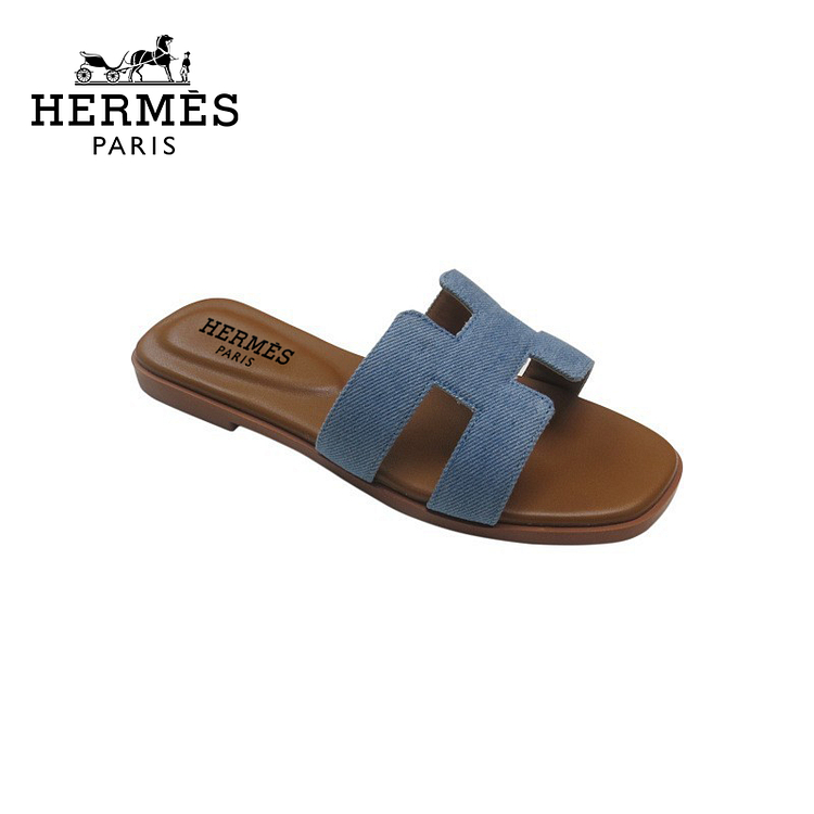 Damskie sandały Hermes® ze skóry cielęcej