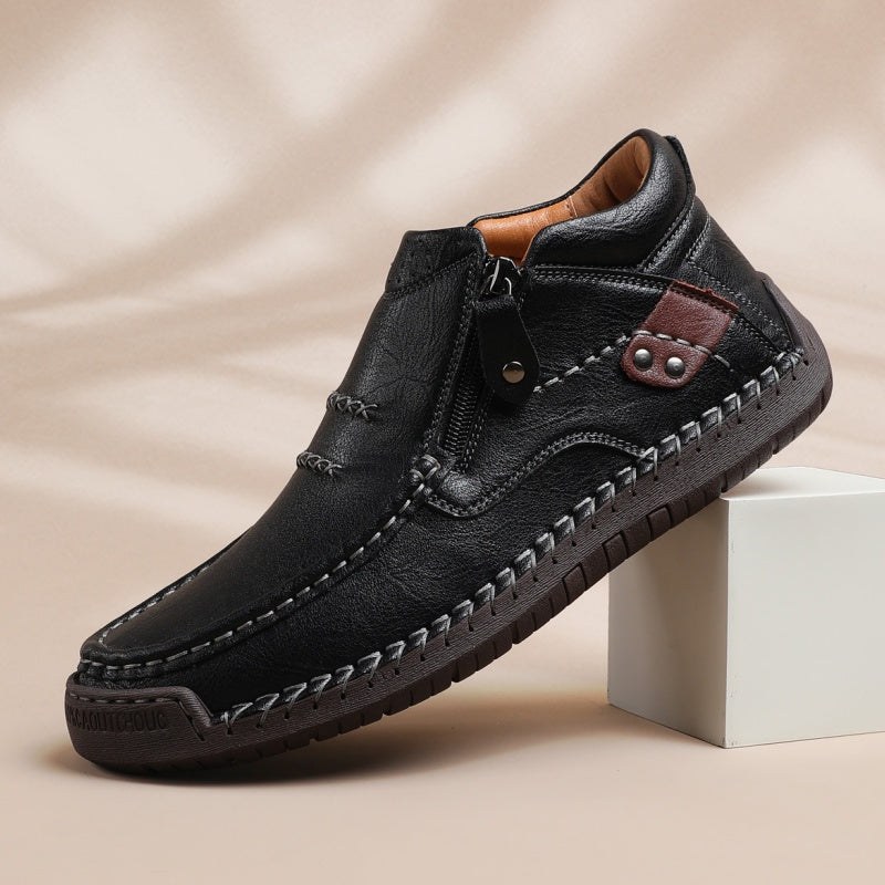 Męskie ręcznie robione buty skórzane